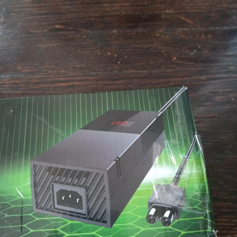 Ac Adapter For Xbox One Led Indicator: Red= Charging, Green = Standby Open Box